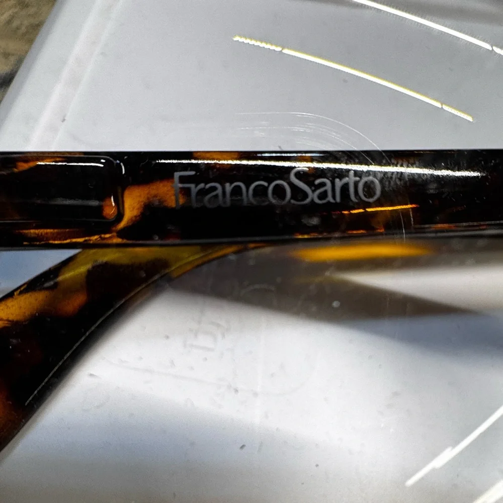 Franco Sarto Tortoiseshell Eyewear Frames only includes a case.